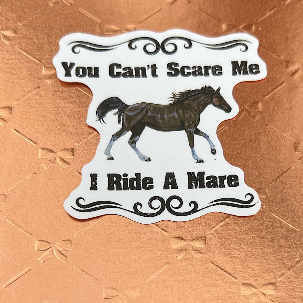 Mare Equestrian Horse Girl Horse Boy Cowboy CowGirl Single Waterproof Sticker